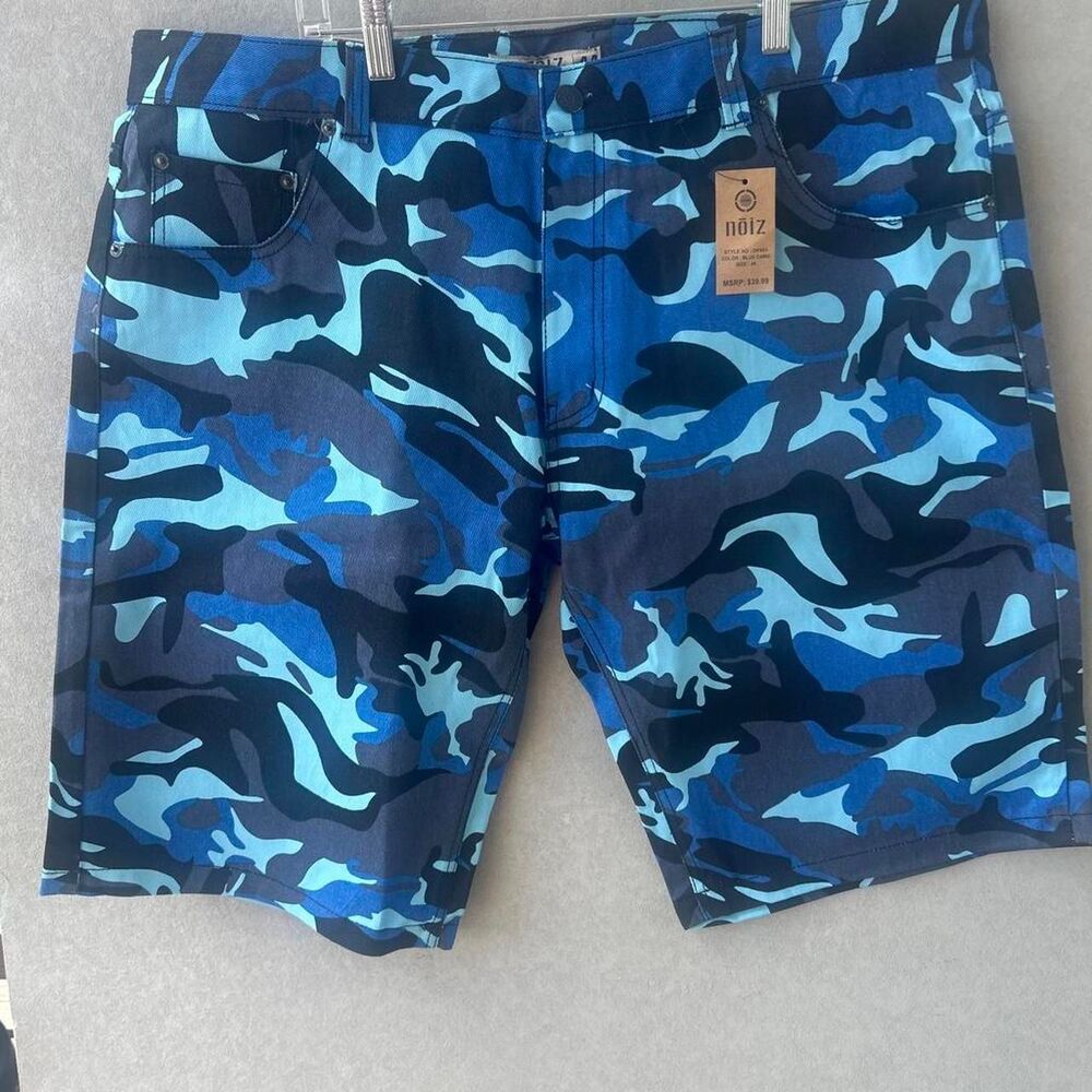 Noiz Men's blue camo  Shorts Size 40 # 392